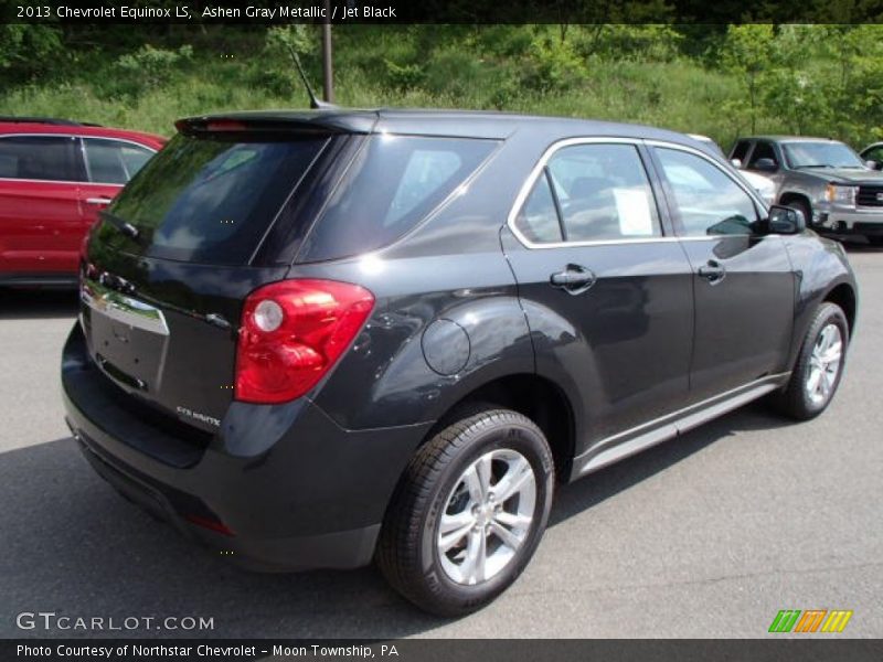 Ashen Gray Metallic / Jet Black 2013 Chevrolet Equinox LS