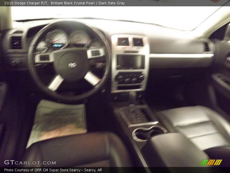 Brilliant Black Crystal Pearl / Dark Slate Gray 2010 Dodge Charger R/T