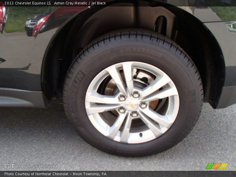 Ashen Gray Metallic / Jet Black 2013 Chevrolet Equinox LS