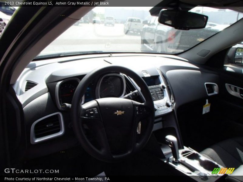 Ashen Gray Metallic / Jet Black 2013 Chevrolet Equinox LS