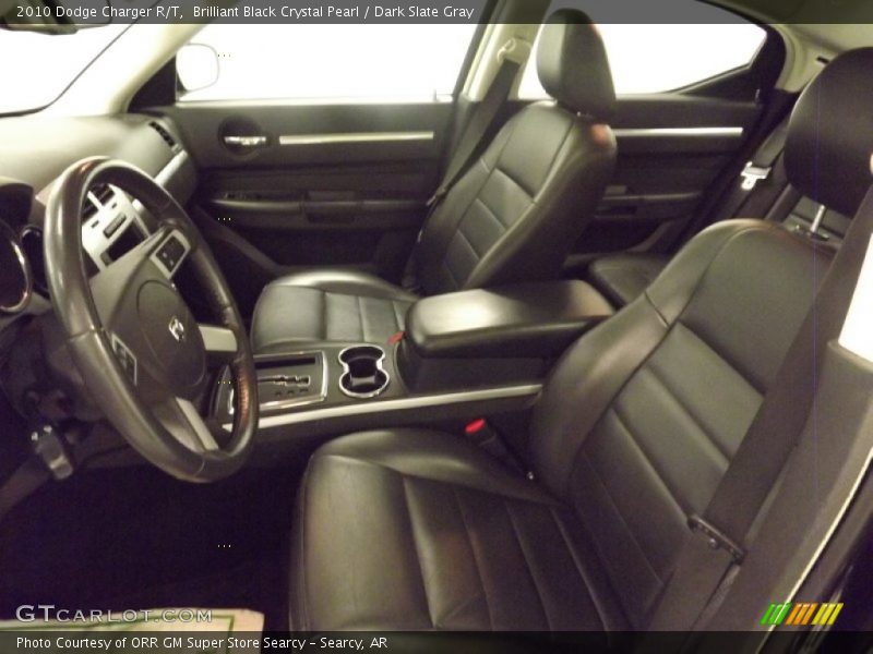 Brilliant Black Crystal Pearl / Dark Slate Gray 2010 Dodge Charger R/T