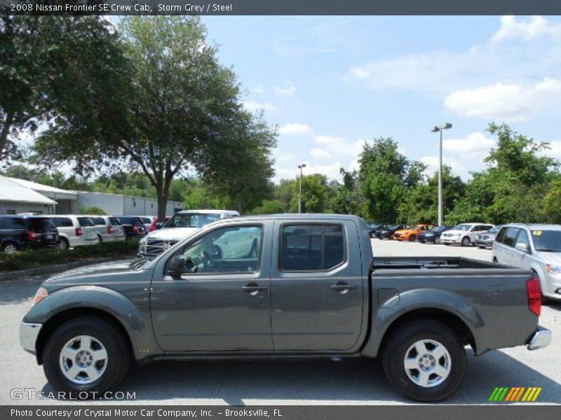 Storm Grey / Steel 2008 Nissan Frontier SE Crew Cab