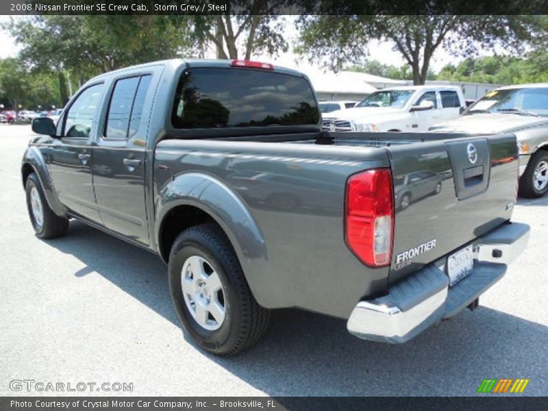 Storm Grey / Steel 2008 Nissan Frontier SE Crew Cab