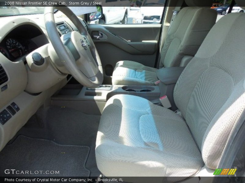 Storm Grey / Steel 2008 Nissan Frontier SE Crew Cab