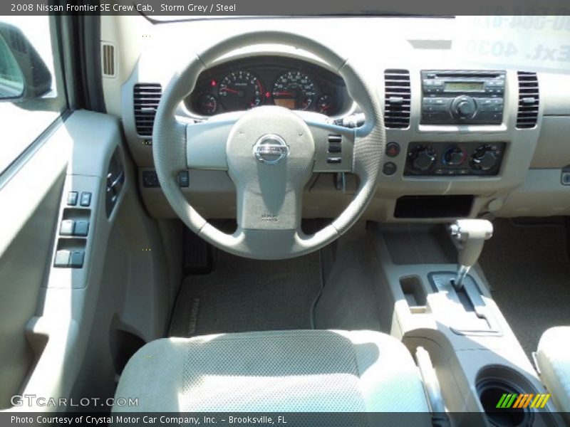 Storm Grey / Steel 2008 Nissan Frontier SE Crew Cab
