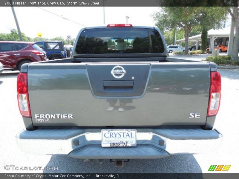 Storm Grey / Steel 2008 Nissan Frontier SE Crew Cab