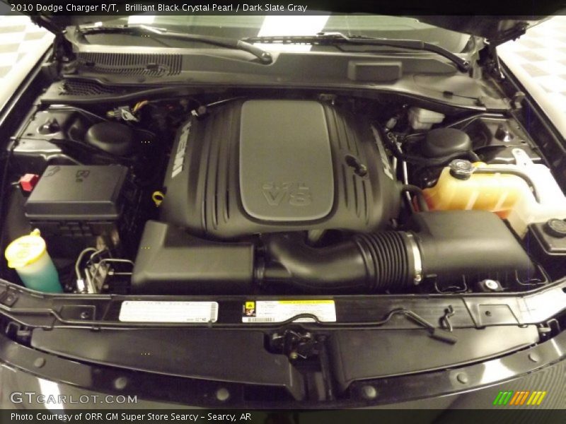 Brilliant Black Crystal Pearl / Dark Slate Gray 2010 Dodge Charger R/T