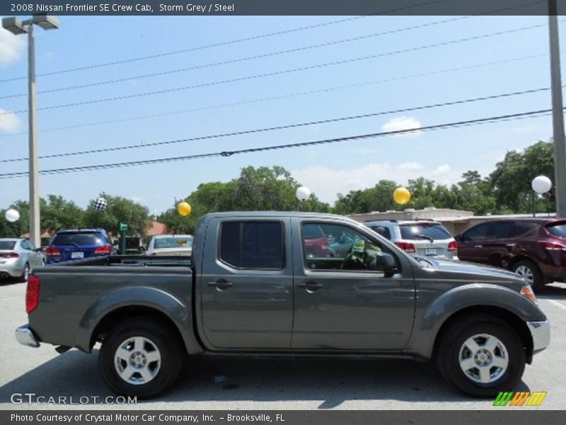 Storm Grey / Steel 2008 Nissan Frontier SE Crew Cab