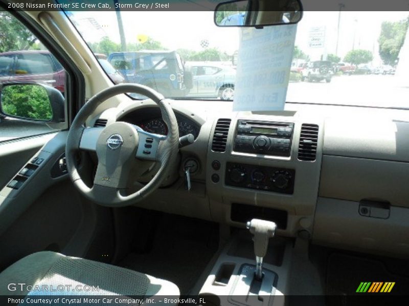 Storm Grey / Steel 2008 Nissan Frontier SE Crew Cab