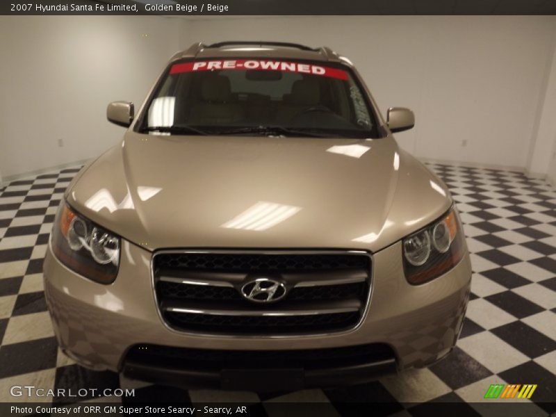 Golden Beige / Beige 2007 Hyundai Santa Fe Limited