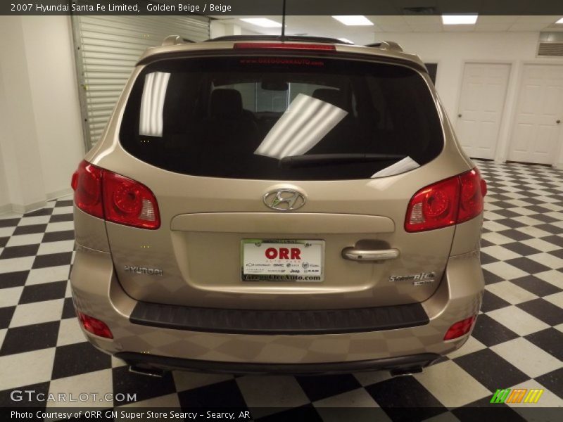 Golden Beige / Beige 2007 Hyundai Santa Fe Limited