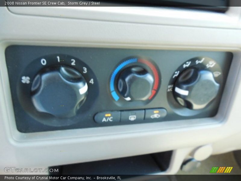 Storm Grey / Steel 2008 Nissan Frontier SE Crew Cab