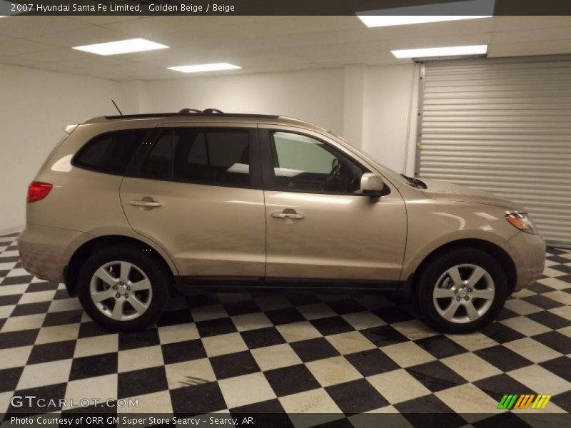 Golden Beige / Beige 2007 Hyundai Santa Fe Limited