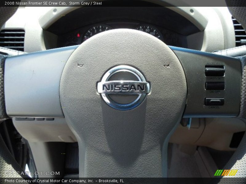 Storm Grey / Steel 2008 Nissan Frontier SE Crew Cab