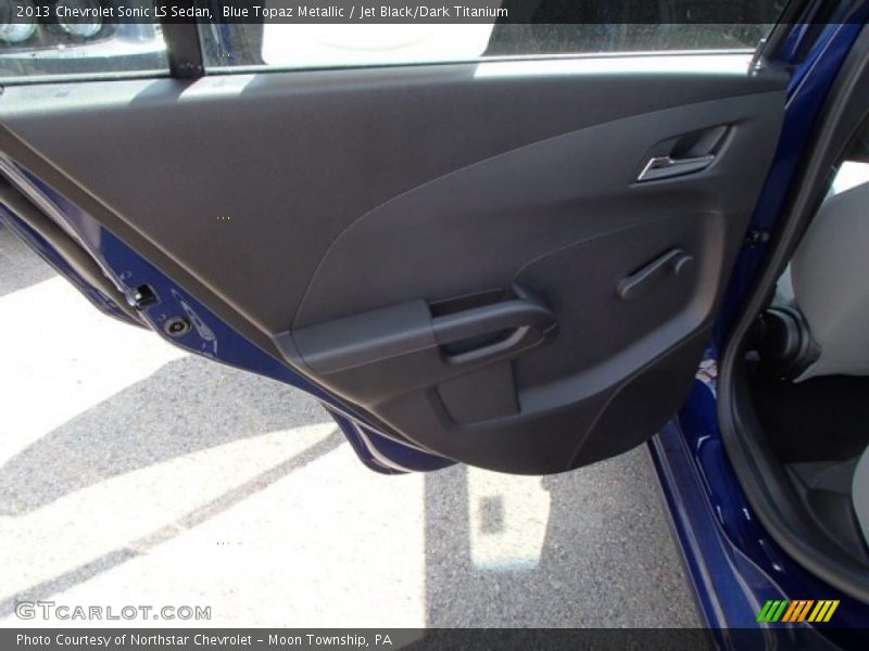Blue Topaz Metallic / Jet Black/Dark Titanium 2013 Chevrolet Sonic LS Sedan