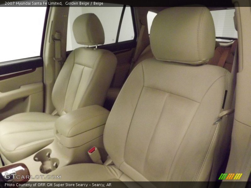 Golden Beige / Beige 2007 Hyundai Santa Fe Limited