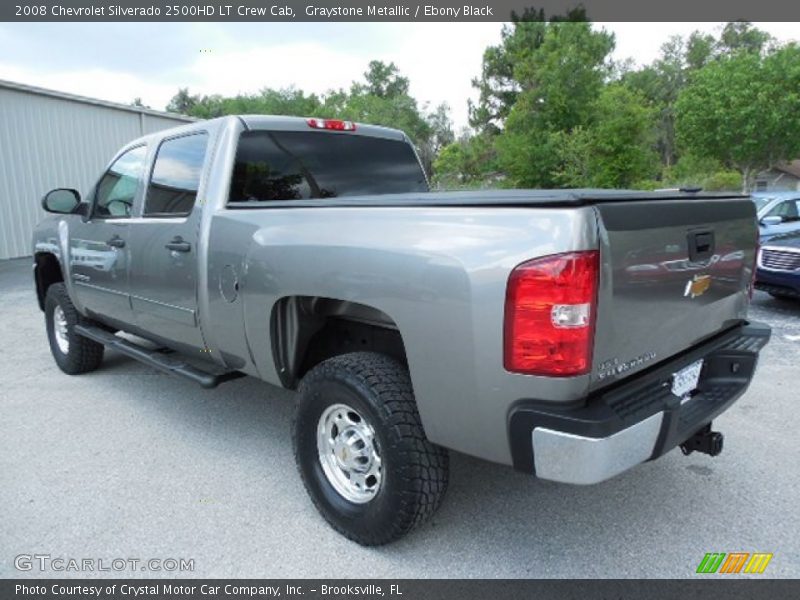 Graystone Metallic / Ebony Black 2008 Chevrolet Silverado 2500HD LT Crew Cab