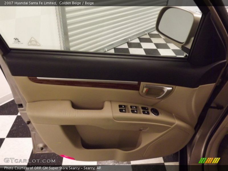 Golden Beige / Beige 2007 Hyundai Santa Fe Limited