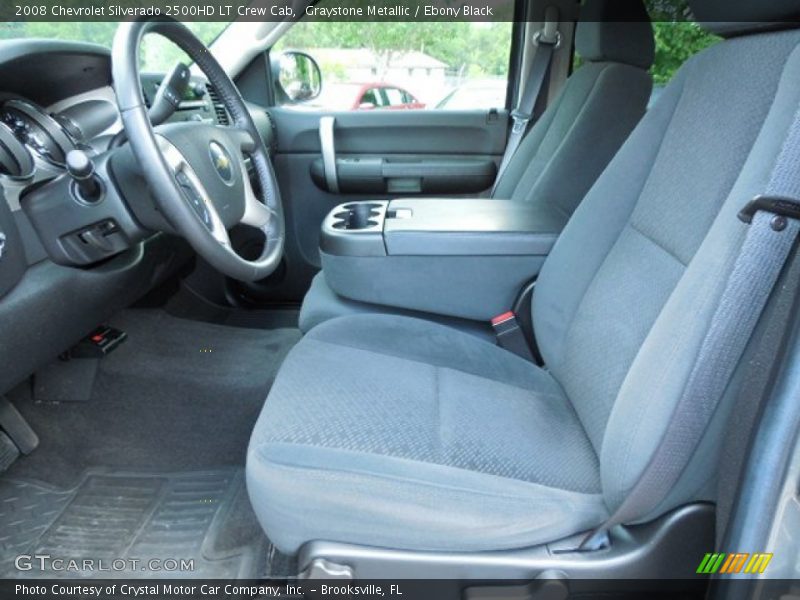 Graystone Metallic / Ebony Black 2008 Chevrolet Silverado 2500HD LT Crew Cab