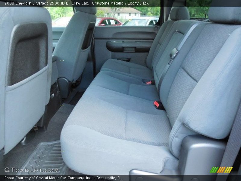 Graystone Metallic / Ebony Black 2008 Chevrolet Silverado 2500HD LT Crew Cab