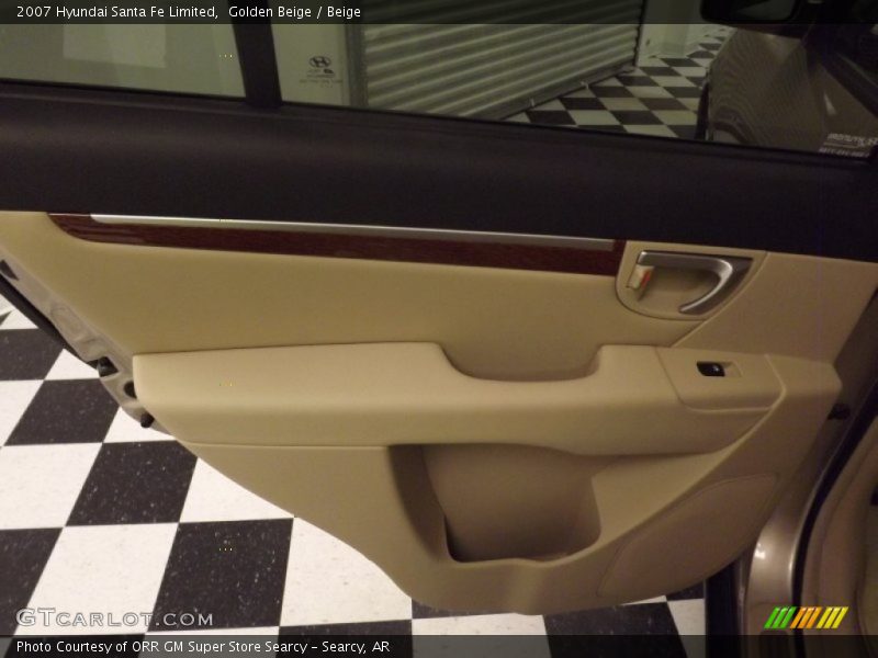 Golden Beige / Beige 2007 Hyundai Santa Fe Limited