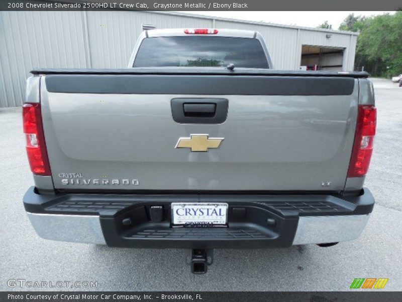 Graystone Metallic / Ebony Black 2008 Chevrolet Silverado 2500HD LT Crew Cab
