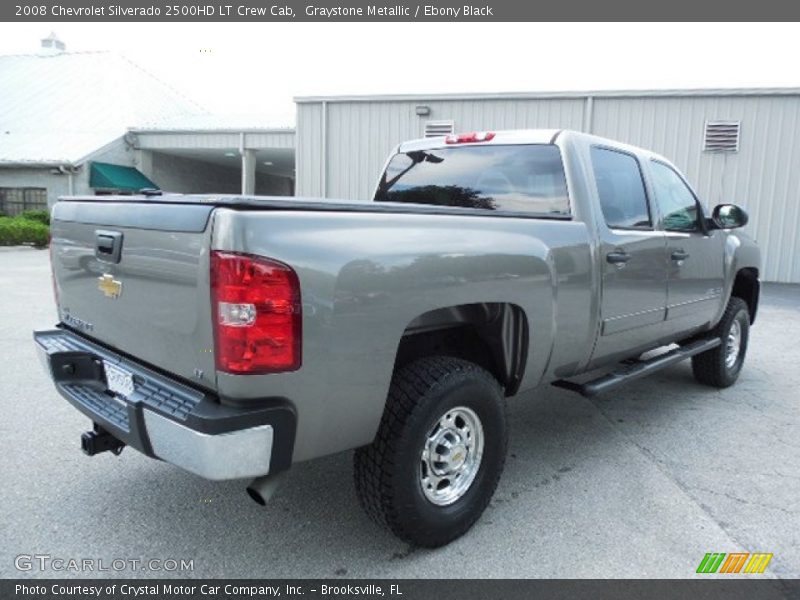 Graystone Metallic / Ebony Black 2008 Chevrolet Silverado 2500HD LT Crew Cab