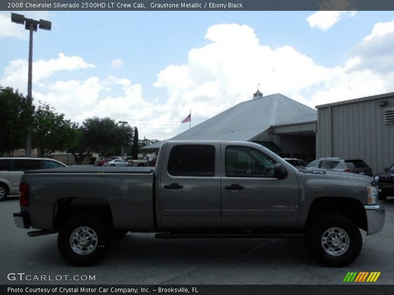 Graystone Metallic / Ebony Black 2008 Chevrolet Silverado 2500HD LT Crew Cab