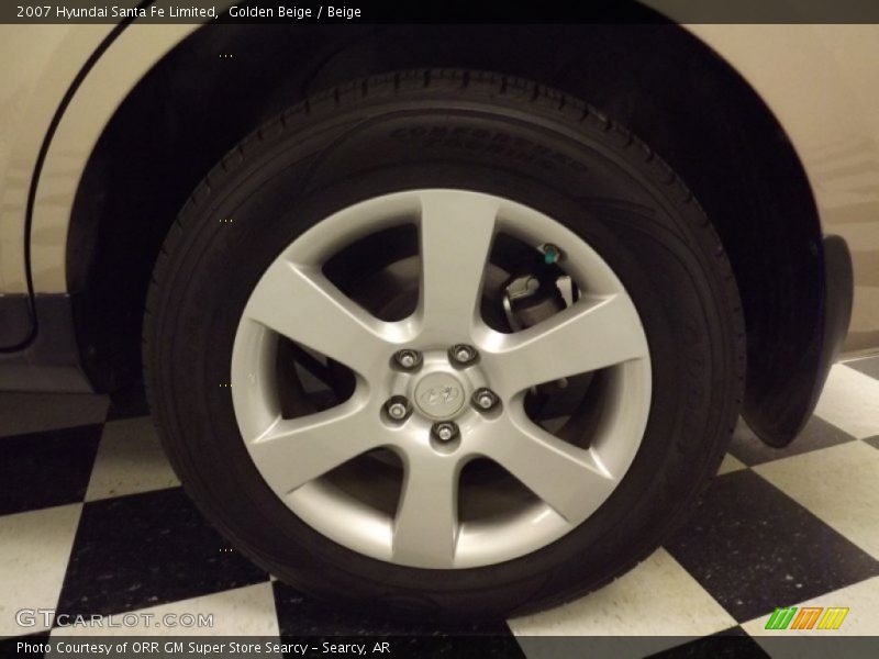Golden Beige / Beige 2007 Hyundai Santa Fe Limited