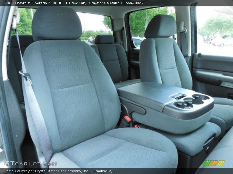 Graystone Metallic / Ebony Black 2008 Chevrolet Silverado 2500HD LT Crew Cab