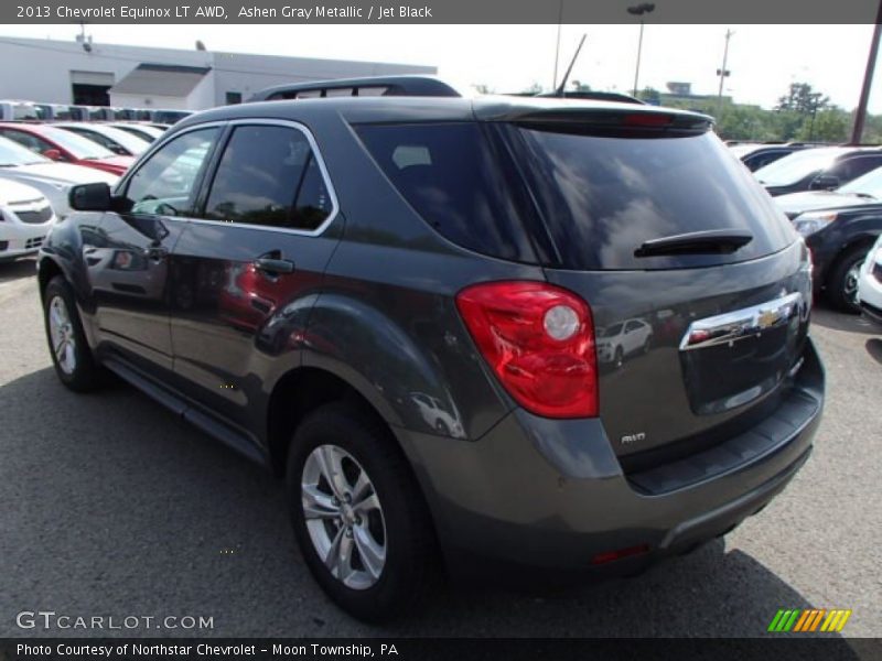 Ashen Gray Metallic / Jet Black 2013 Chevrolet Equinox LT AWD