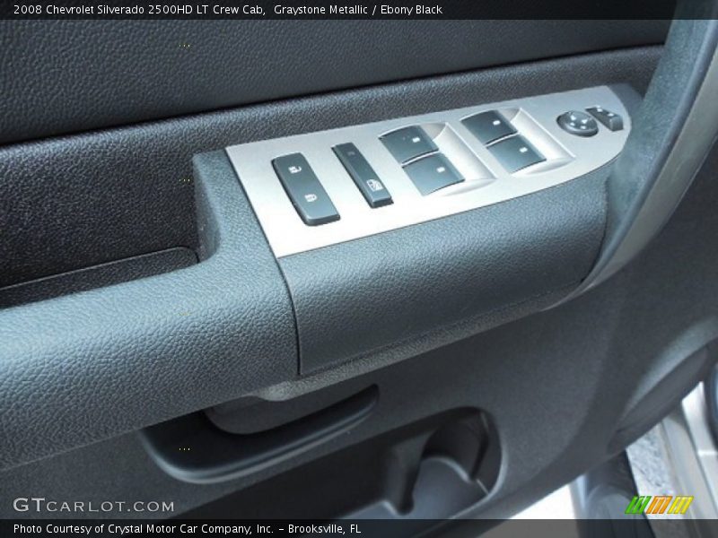 Graystone Metallic / Ebony Black 2008 Chevrolet Silverado 2500HD LT Crew Cab