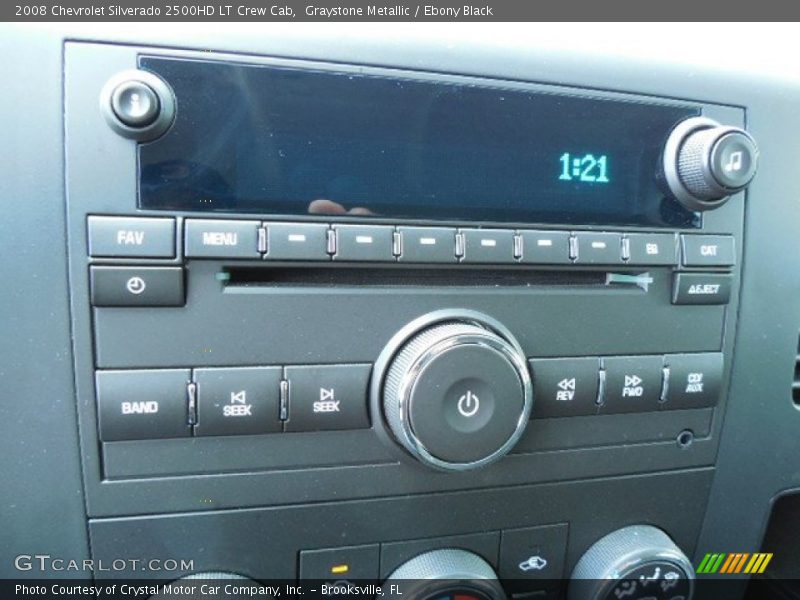 Graystone Metallic / Ebony Black 2008 Chevrolet Silverado 2500HD LT Crew Cab