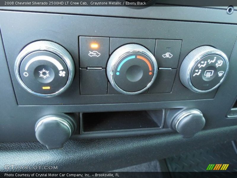 Graystone Metallic / Ebony Black 2008 Chevrolet Silverado 2500HD LT Crew Cab