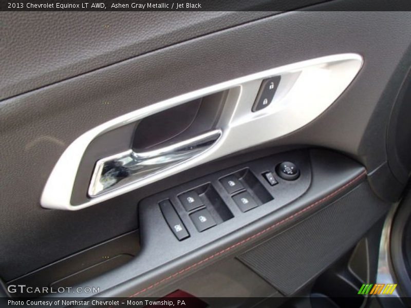 Ashen Gray Metallic / Jet Black 2013 Chevrolet Equinox LT AWD