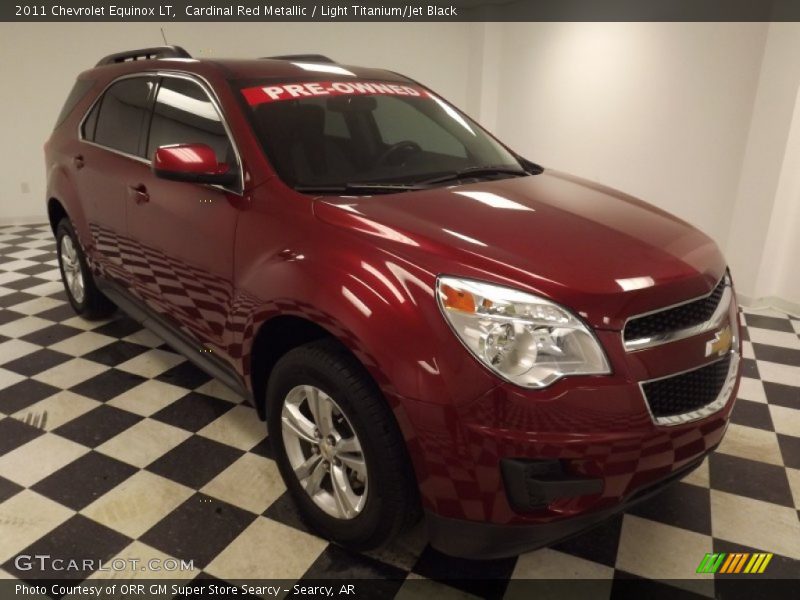 Cardinal Red Metallic / Light Titanium/Jet Black 2011 Chevrolet Equinox LT