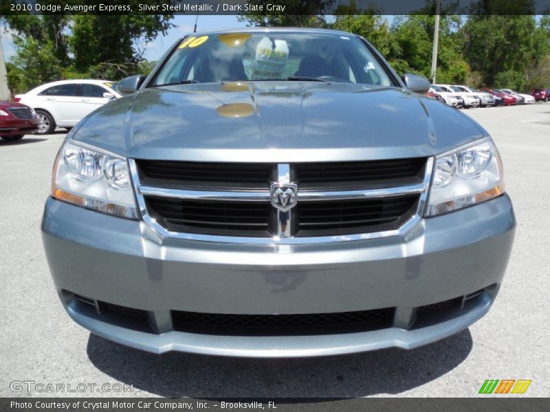 Silver Steel Metallic / Dark Slate Gray 2010 Dodge Avenger Express