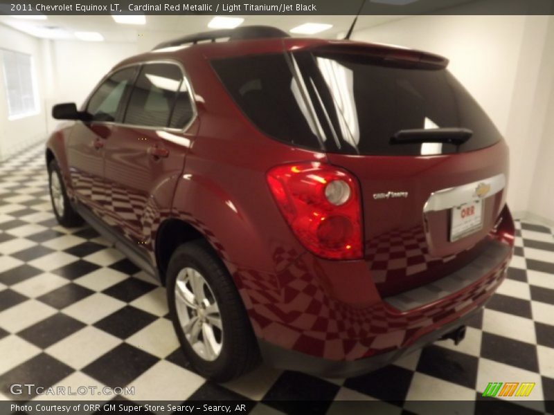Cardinal Red Metallic / Light Titanium/Jet Black 2011 Chevrolet Equinox LT