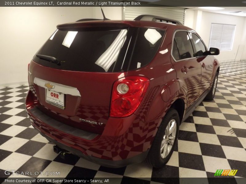 Cardinal Red Metallic / Light Titanium/Jet Black 2011 Chevrolet Equinox LT