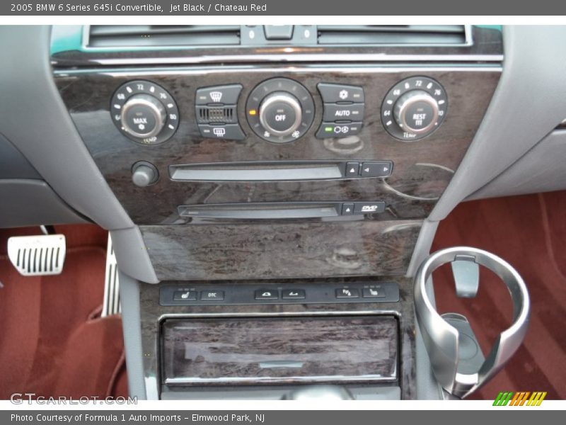 Controls of 2005 6 Series 645i Convertible