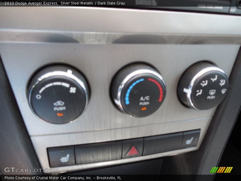 Silver Steel Metallic / Dark Slate Gray 2010 Dodge Avenger Express