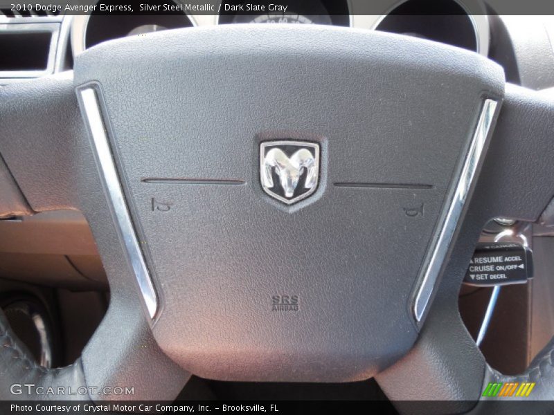 Silver Steel Metallic / Dark Slate Gray 2010 Dodge Avenger Express