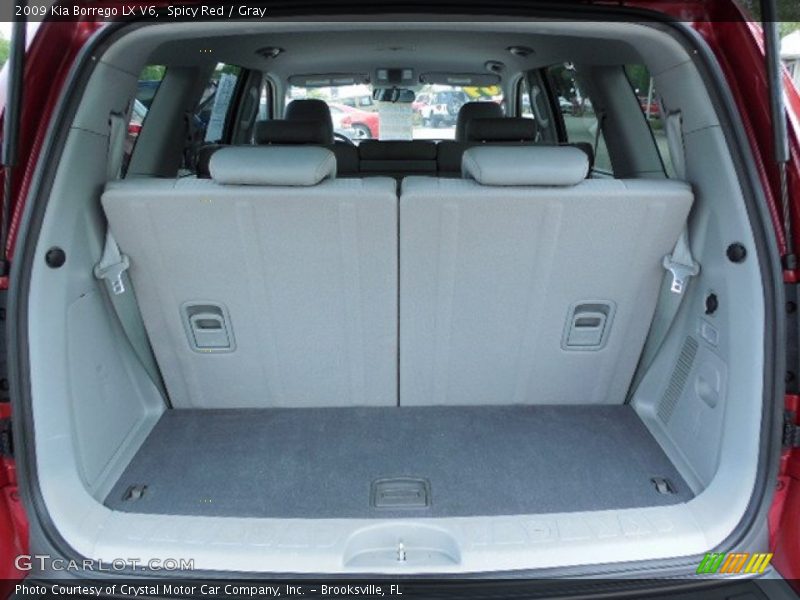 Spicy Red / Gray 2009 Kia Borrego LX V6