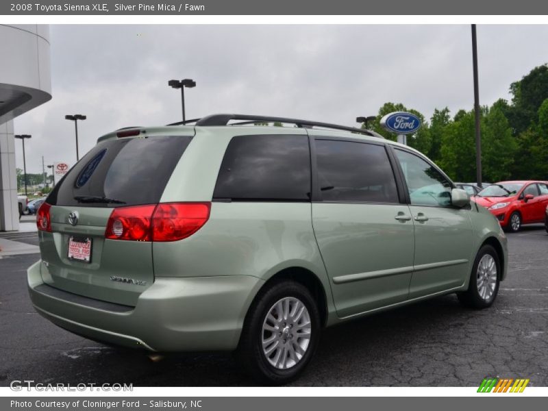 Silver Pine Mica / Fawn 2008 Toyota Sienna XLE