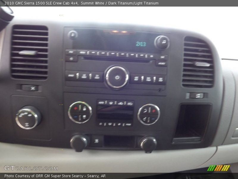 Summit White / Dark Titanium/Light Titanium 2010 GMC Sierra 1500 SLE Crew Cab 4x4