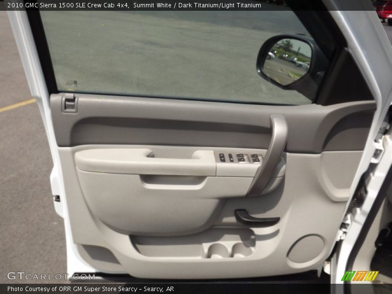 Summit White / Dark Titanium/Light Titanium 2010 GMC Sierra 1500 SLE Crew Cab 4x4