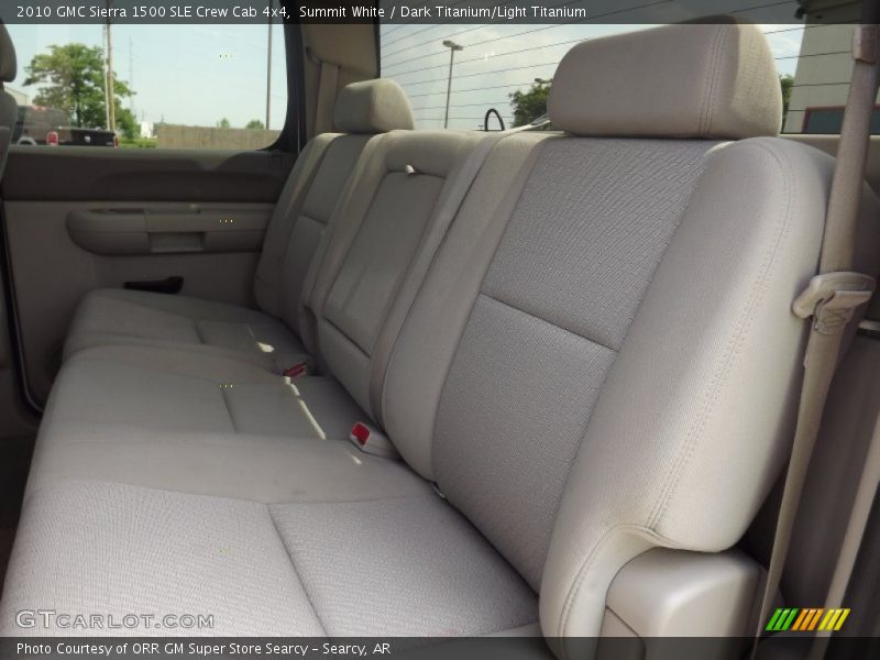 Summit White / Dark Titanium/Light Titanium 2010 GMC Sierra 1500 SLE Crew Cab 4x4