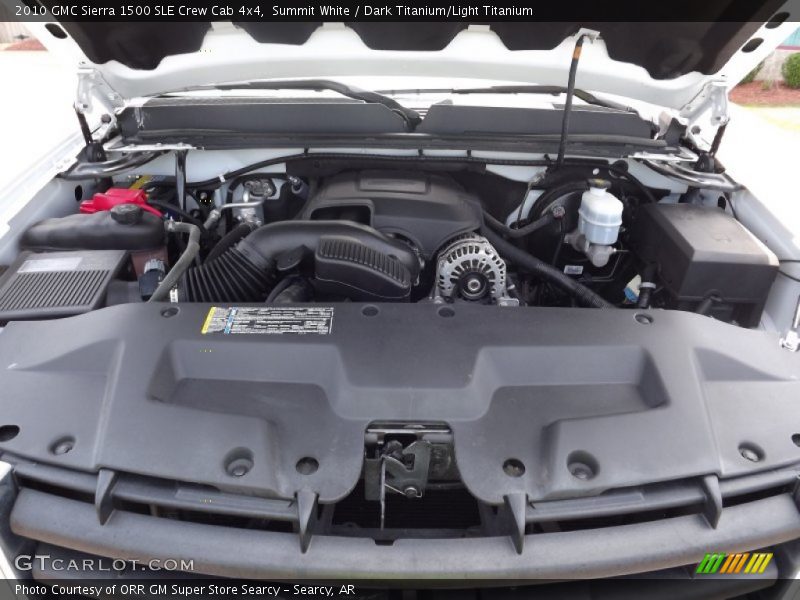 Summit White / Dark Titanium/Light Titanium 2010 GMC Sierra 1500 SLE Crew Cab 4x4
