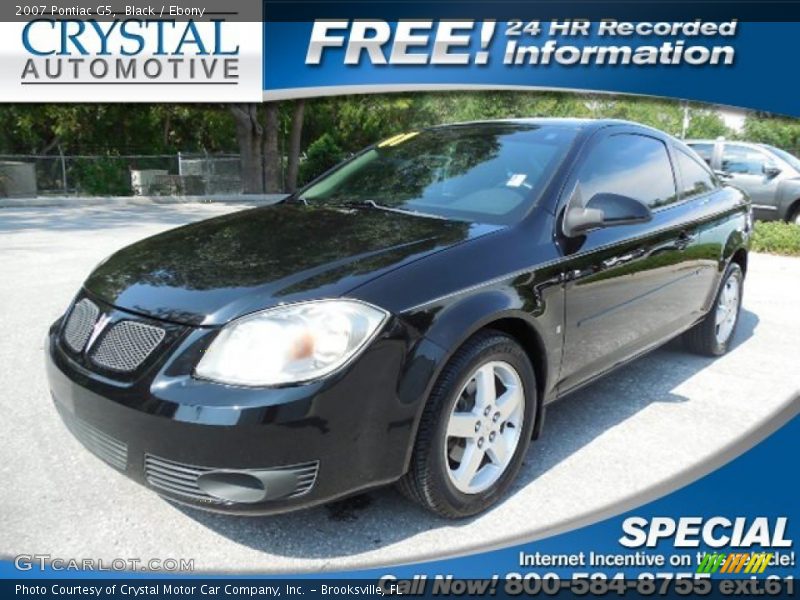 Black / Ebony 2007 Pontiac G5