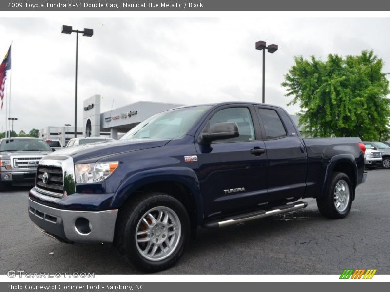 Nautical Blue Metallic / Black 2009 Toyota Tundra X-SP Double Cab